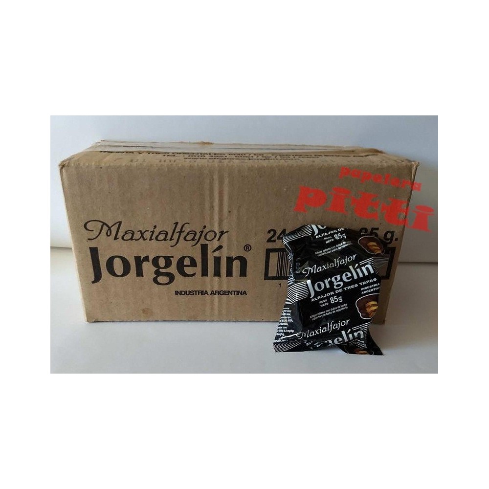 ALF. JORGELÍN X CAJA DE 24 U .85 G NEGRO