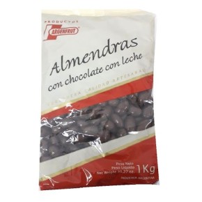 ALMENDRA CON CHOCOLATE ARGEN FRUT X 1KG