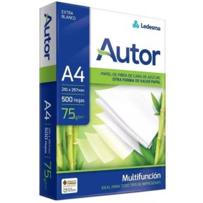 Resma autor A4