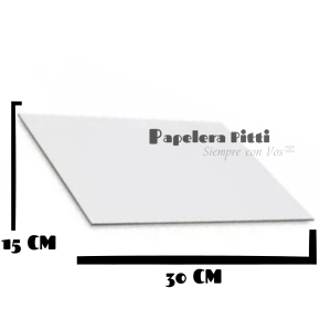 BASE RECTANGULAR FIBROFACIL PIONONERA 30X15