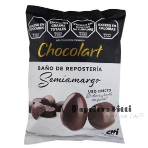 CHOCOLATE CHOCOLART SEMI AMARGO X 500 G.
