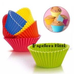 PIROTIN / CUPCAKE SILICONA X UNIDAD 7CM