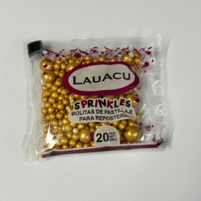 PERLAS COMESTIBLES MIX DORADO x 20gr - LAUACU