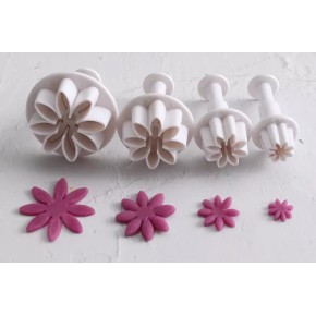 SET 4 CORTANTES EXPULSORES FLORES CHICAS